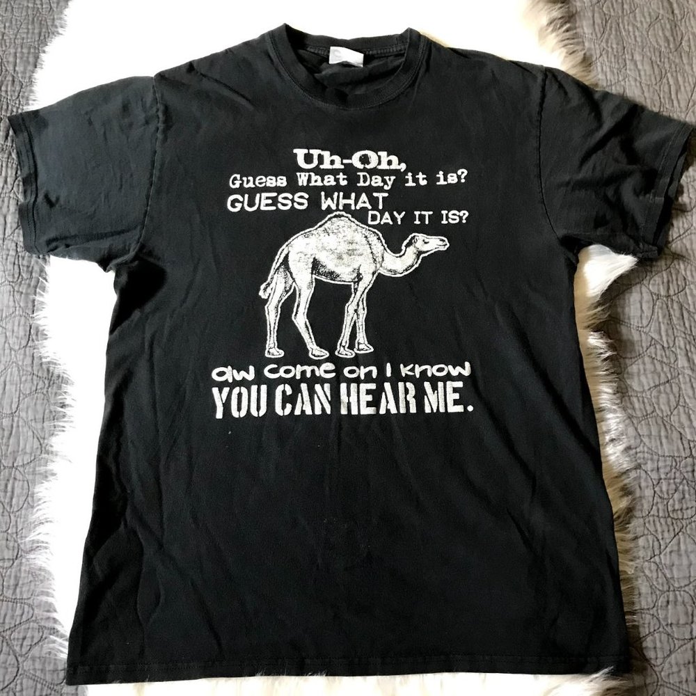 3x$25 100% Cotton Port & Co Hump Day Graphic Tee, M